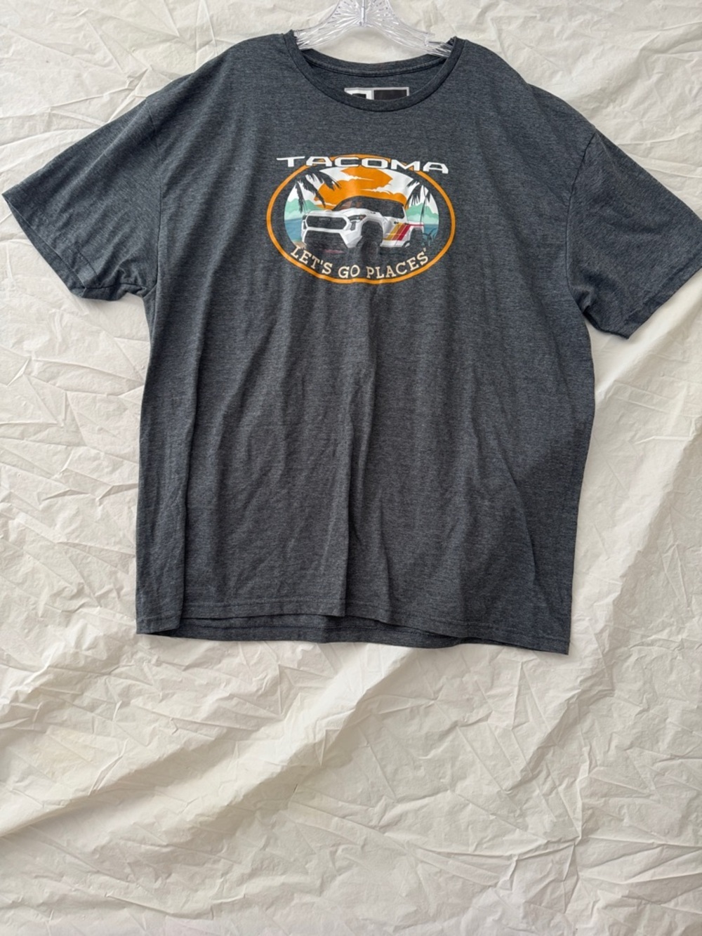 Tacoma Men's Charcoal Graphic Short Sleeve Tee